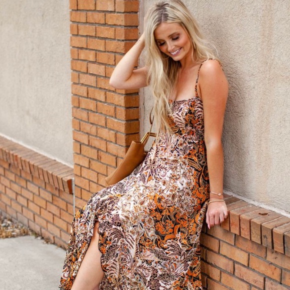 Free People Forever Yours Printed Maxi Dress - Picture 6 of 8